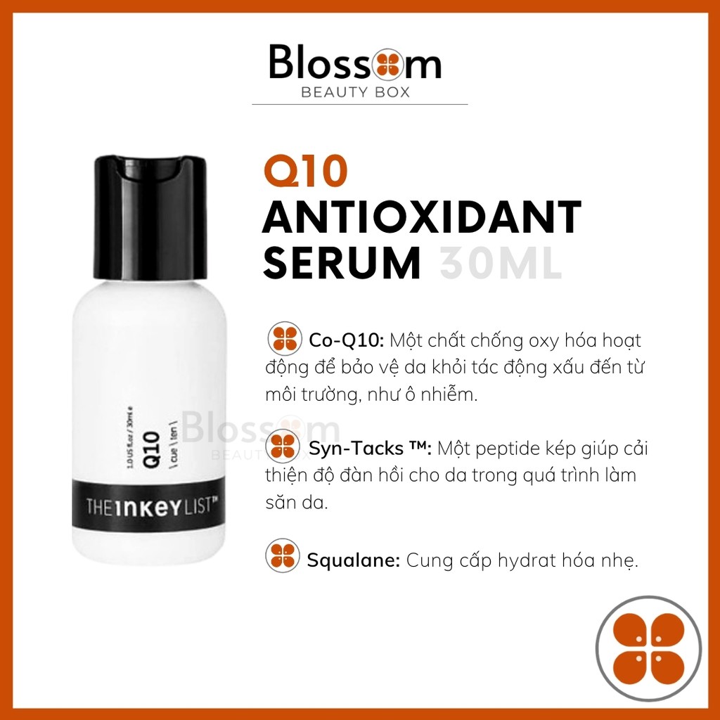 [Sephora US] SERUM CHỐNG OXY HOÁ Q10 (The inkey list Q10 Antioxidant Serum)