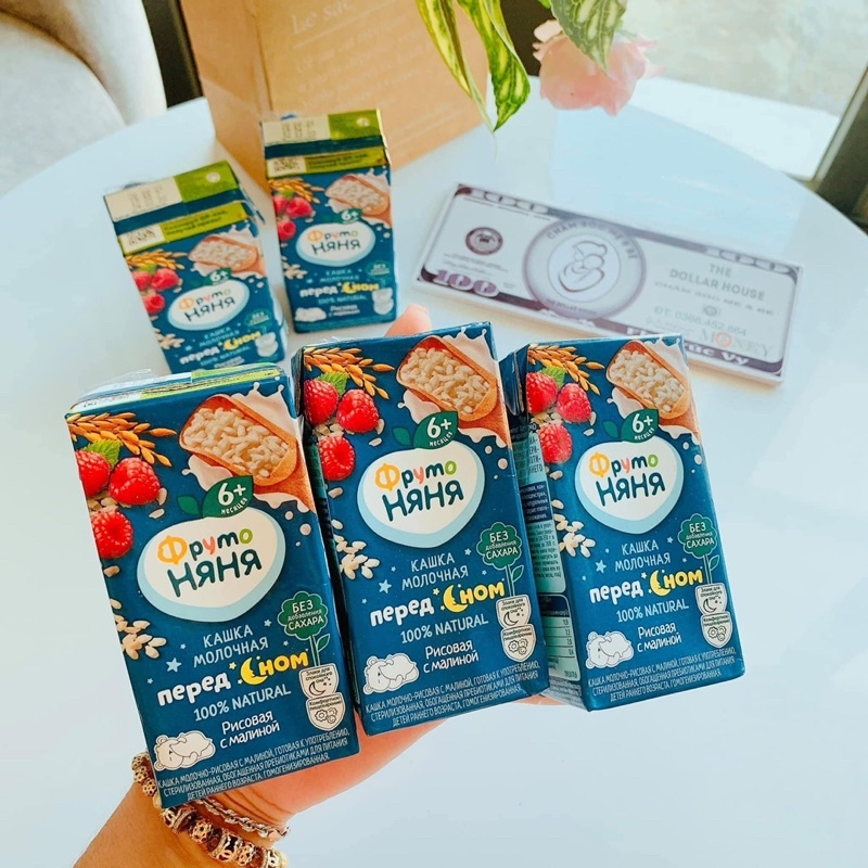 Sữa Đêm Fruto Nội Địa Nga 200ml Mix Vị[ Date 2023] Mẫu Mới