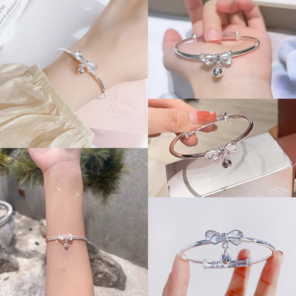 Vòng Tay Chuỗi Hạt/ Nơ Xinh Xắn 16cm