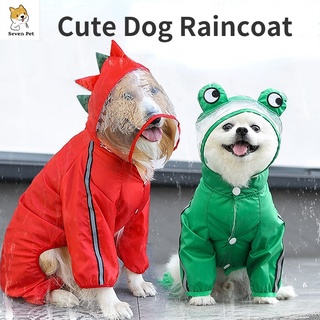 3 Màu Áo Mưa Cho Chó Chống Thấm Nước Cho Chó Lớn Ngộ nghĩnh Chó Con Áo Khoác Thú Cưng Quần Áo Cho Mèo Shih Tzu XS-7XL