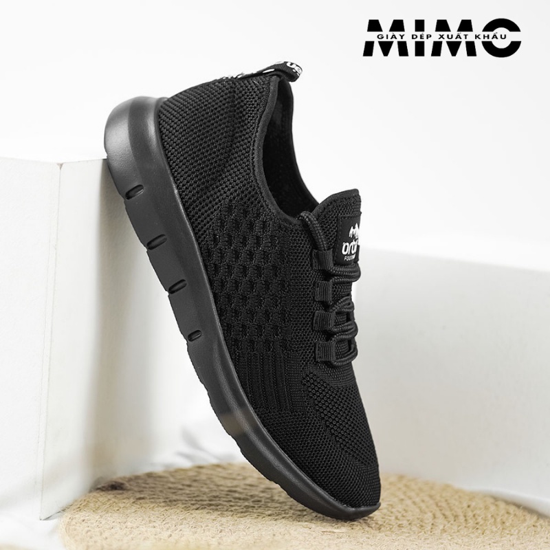 Giày thể thao Urban Unisex, cổ chun full đen, Hàng cao cấp xuất xịn