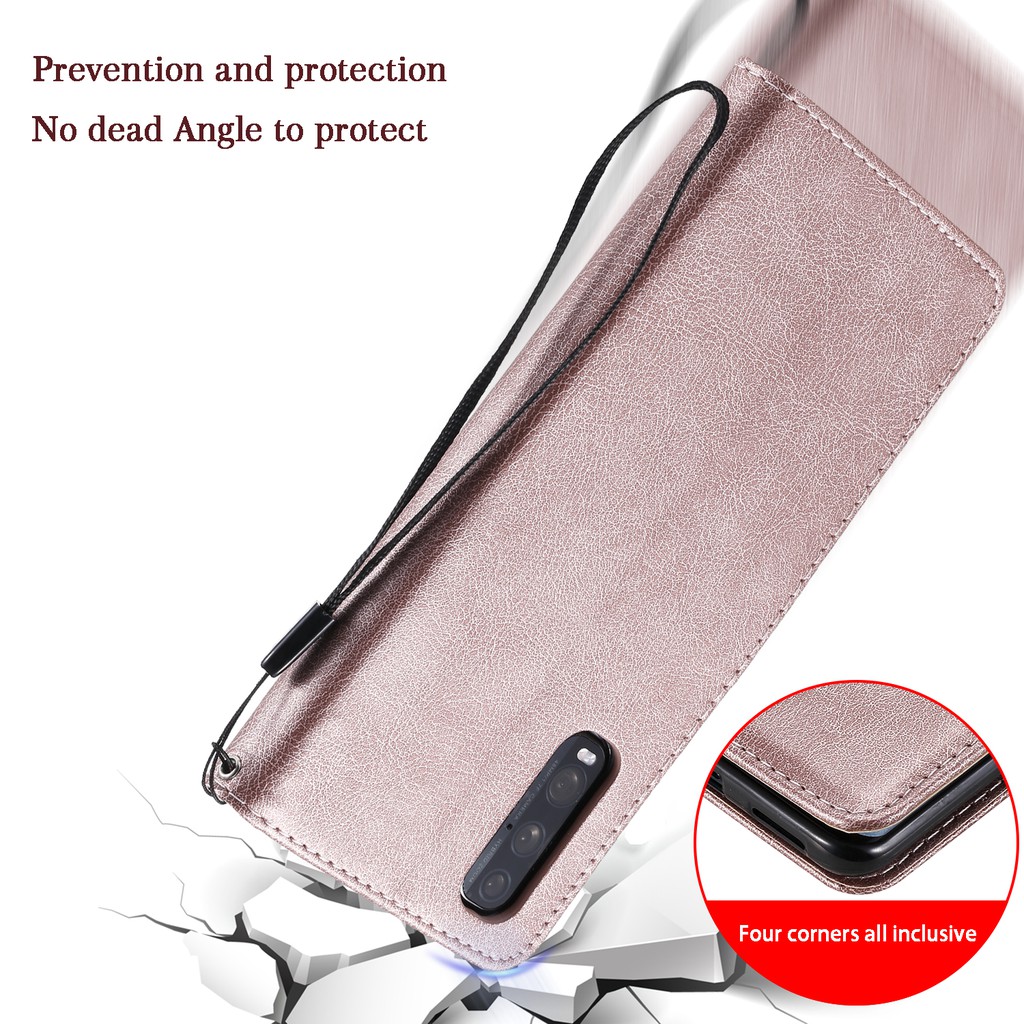 Bao da điện thoại màu trơn cho OPPO Find X2 / X2 Pro | BigBuy360 - bigbuy360.vn