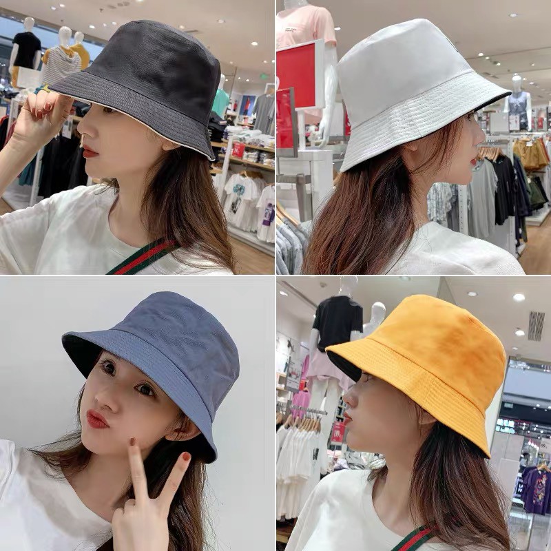 MG STUDIO/Double sided bucket hat 13colors