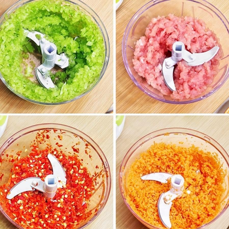 Dụng cụ xay tỏi ớt, bằm rau củ cầm tay Lock&Lock Mini Slicer đủ size S,M,L CKS302, CKS307, CKS310