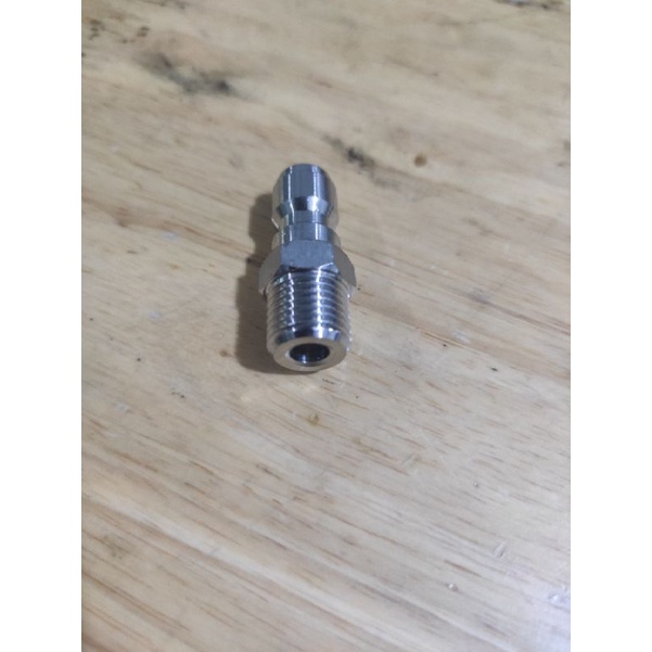 Đầu đực nối nhanh ren nhuyễn ngoài 13mm