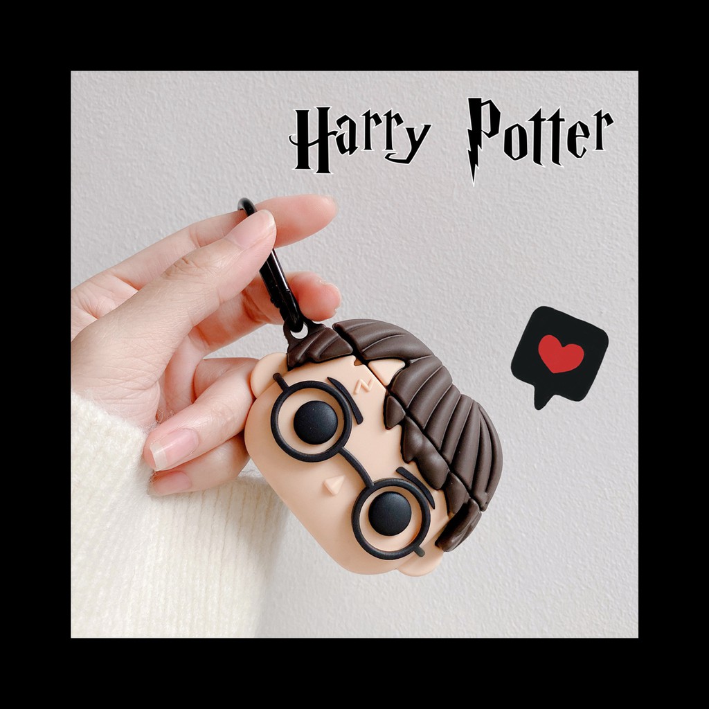 Vỏ Bảo Vệ Hộp Sạc Tai Nghe Airpods Pro Kiểu Harry Potter Chống Nứt