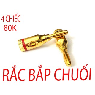 RẮC ÂM THANH-AUDIO JĂCK BẮP CHUỐI