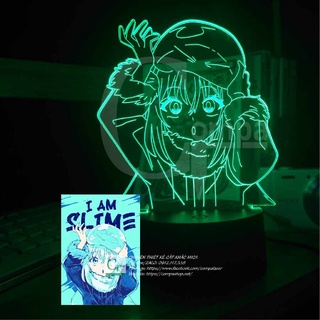 [ĐÈN NGỦ LED ANIME 3D[ Đèn Ngủ Tensei Shitara Slime Rimuru Tempest Type 08 ATSS0108 16 MÀU TÙY CHỈNH