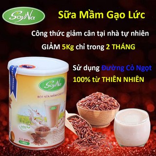 Soyna - bột sữa mầm gạo lứt hộp 400gr- sữa giảm cân an toàn - ảnh sản phẩm 2