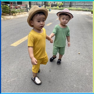 Bộ Minky Mom Cộc Tay 💖 Cotton Siêu Mềm Mịn Mát 💖Minky Mom Ngắn Tay Chính Hãng