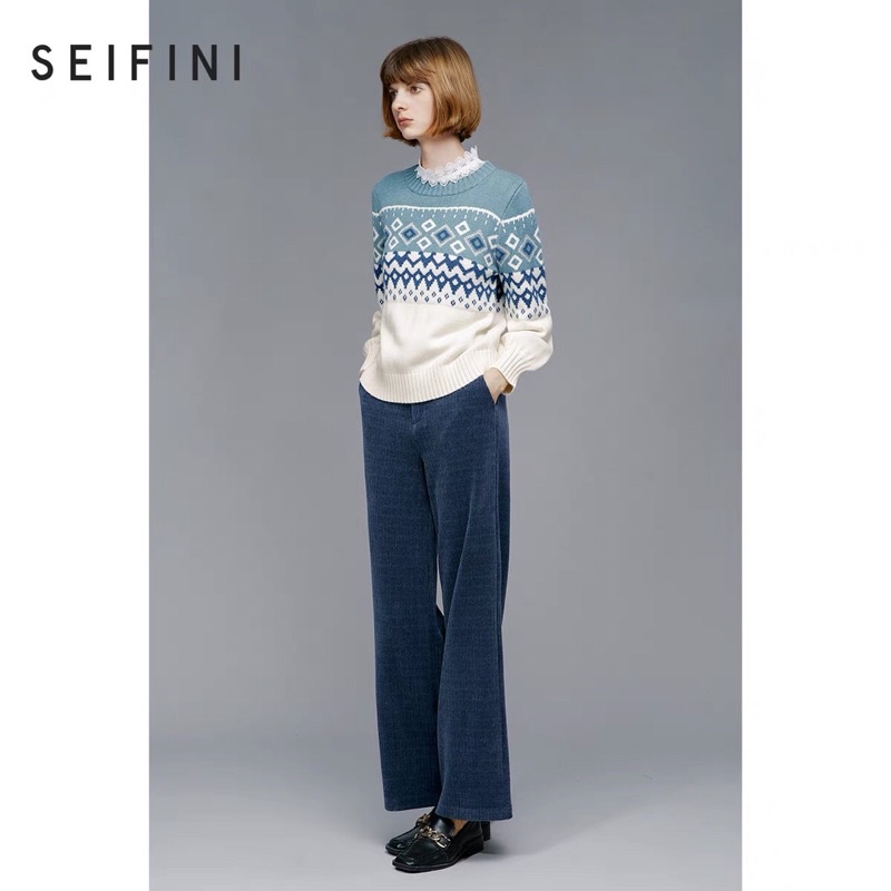 Áo len hoạ tiết Seifini