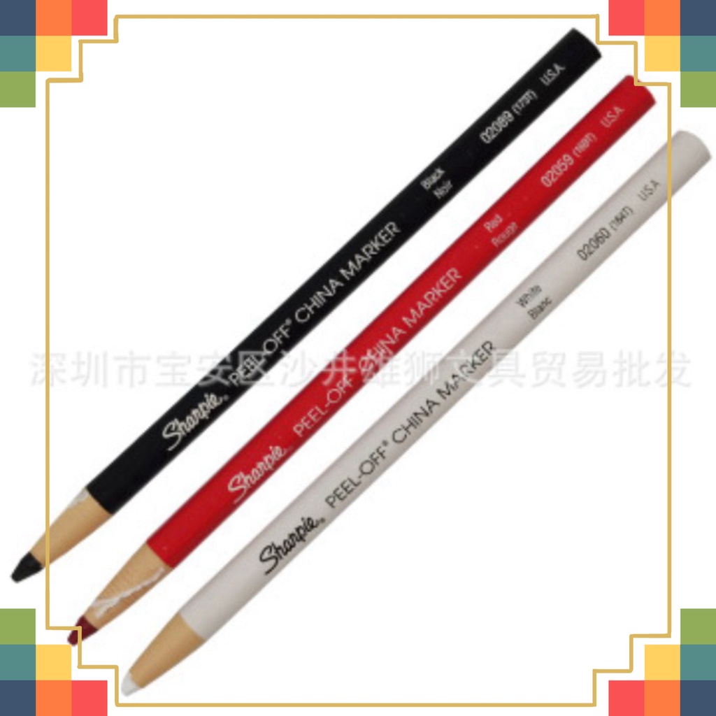 CHÌ ĐÁFREESHIPChì Kẻ Mày Không Trôi-SHARPIE PRo -Đen Đỏ Trắng-USA /scosmetic68