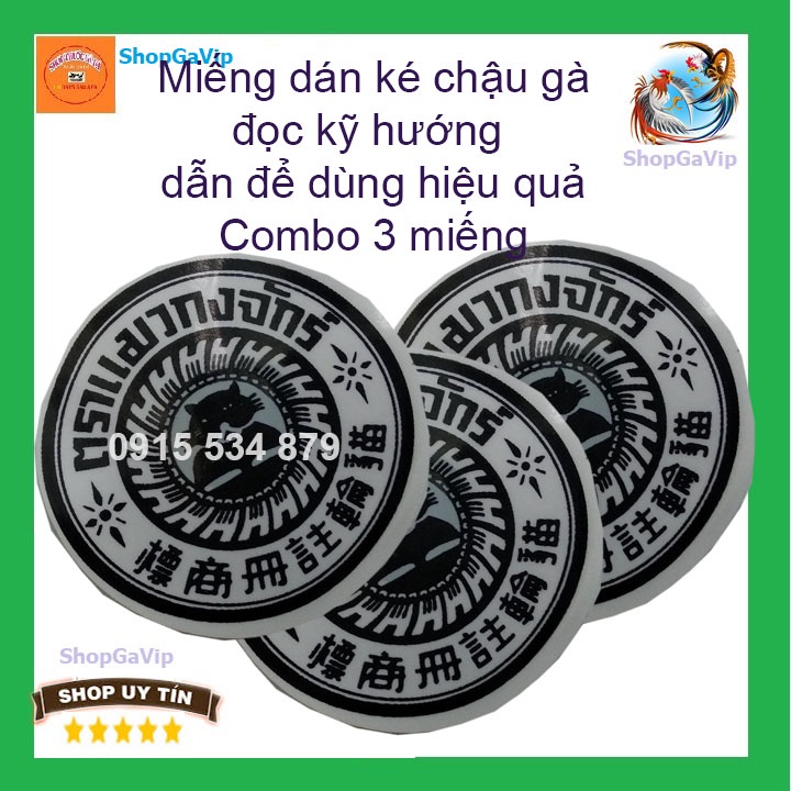 Miếng Dán Ké Chậu:Trị lậu đế, thối đế cho gà