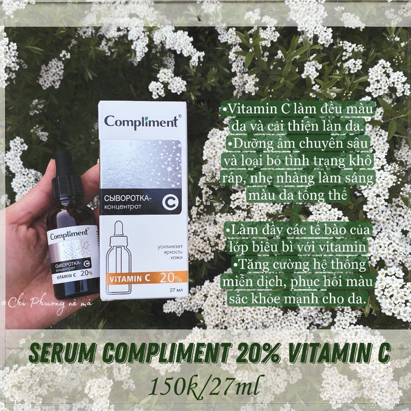 SERUM COMPLIMENT 2% BHA/5% HA /5%CAFFЕIИЕ/20%VITAMIN C