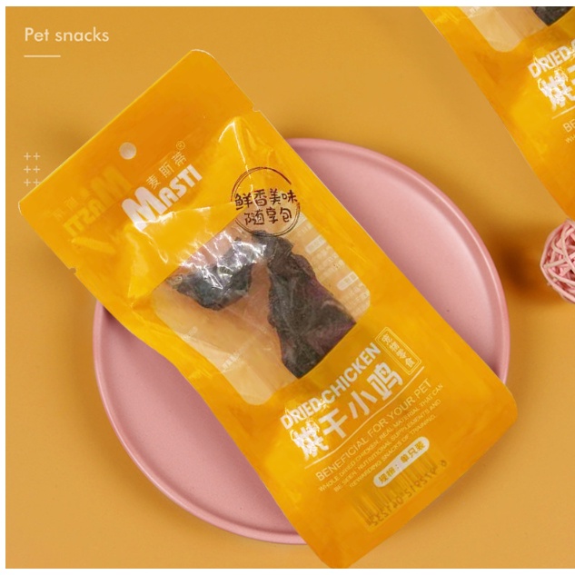 Chim Cút Sấy Khô Cho Chó Mèo (TÚI 1 CON) Masti Dried Chicken