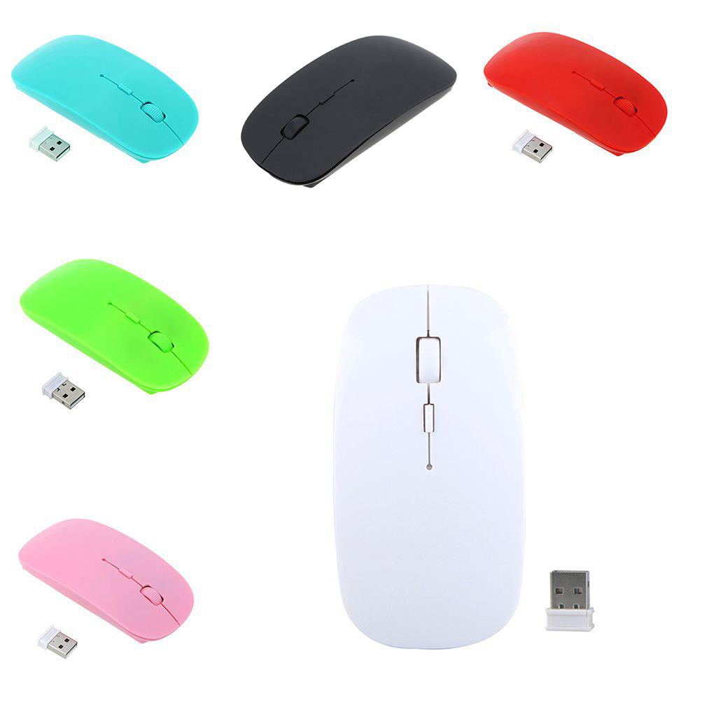 Chuột không dây Màu Trơn Cỡ Nhỏ 1600DPI