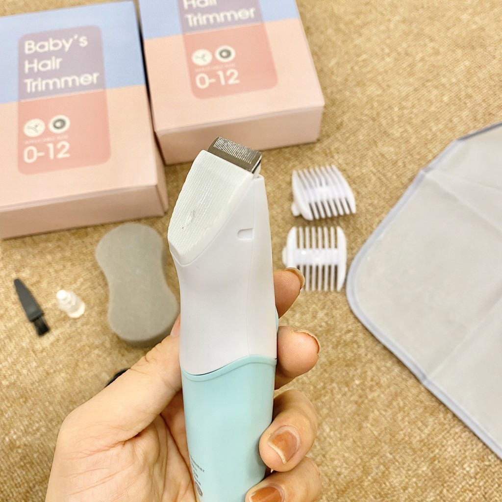 TÔNG ĐƠ CẮT TÓC BABY'S HAIR TRIMMER CHO BÉ FREESHIP Nhiều Cữ Cắt Phù Hợp Mọi Loại Tóc