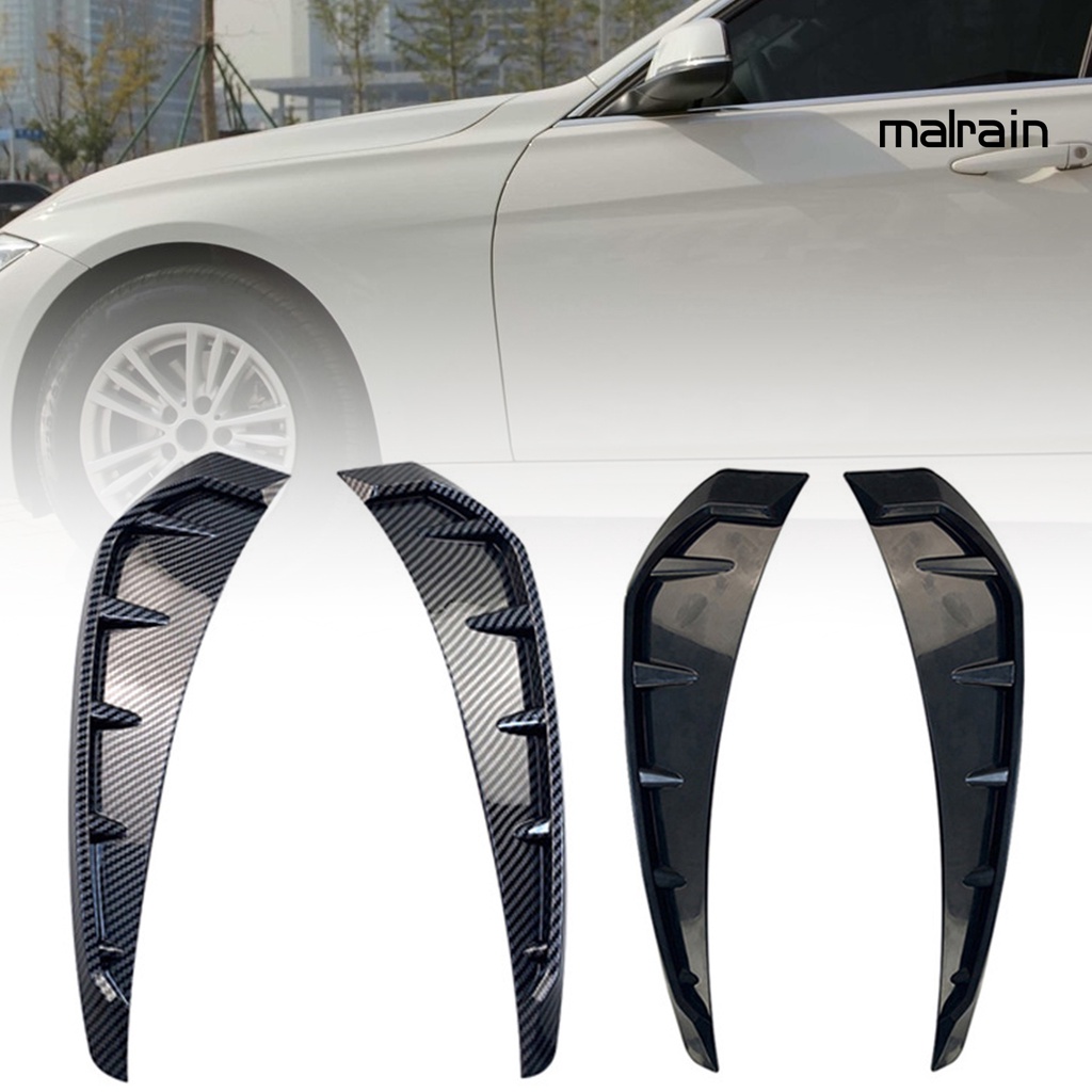 FENDER Set 2 Tấm TPU Gắn Viền Cửa Gió Xe Hơi Tự Dính Thông Dụng