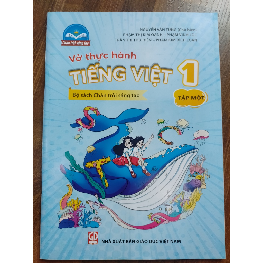 Sách - Combo Vở thực hành Tiếng Việt 1 - Tập 1 + 2 (Bộ sách Chân trời sáng tạo)