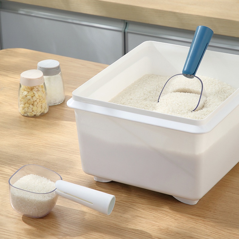 Muỗng Múc Gạo Dung Tích Lớn Có Kẹp Tiện Dụng