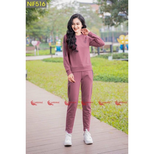 Bộ Nỉ Nữ Thu Đông Cao Cấp CARDINA