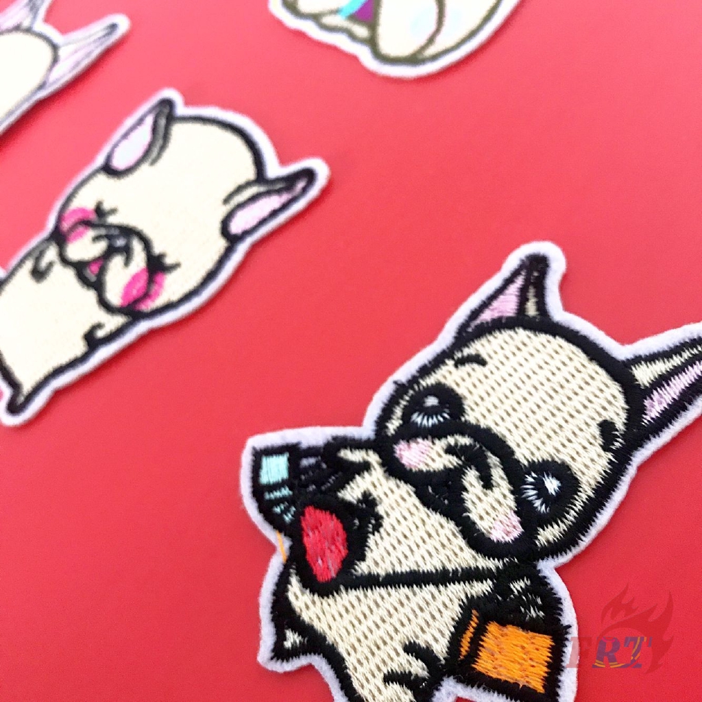 Miếng dán ủi họa tiết chú cún Pull trang trí trang phục dễ thương