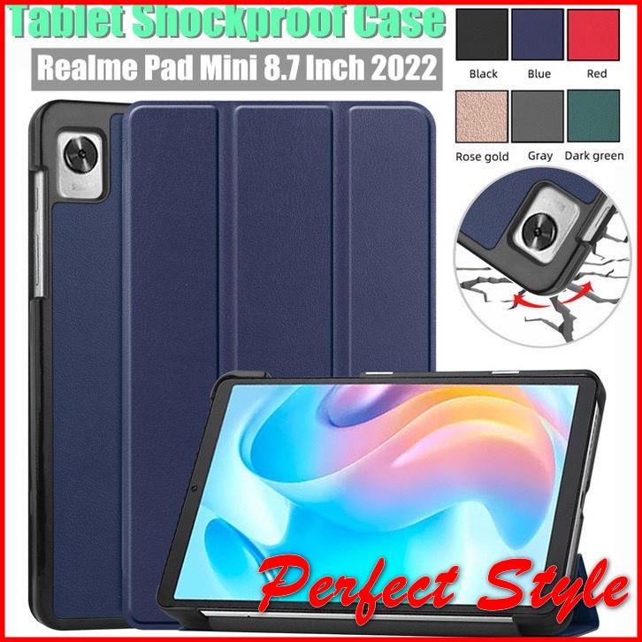 Bao da từ tính , Smart cover hỗ trợ tự động tắt mở màn hình Realme Pad Mini 8.7' 2022 RMP2105