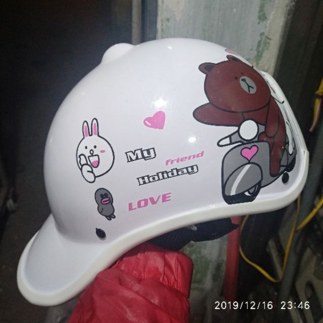 Nón bảo hiểm thời trang Trí liễu