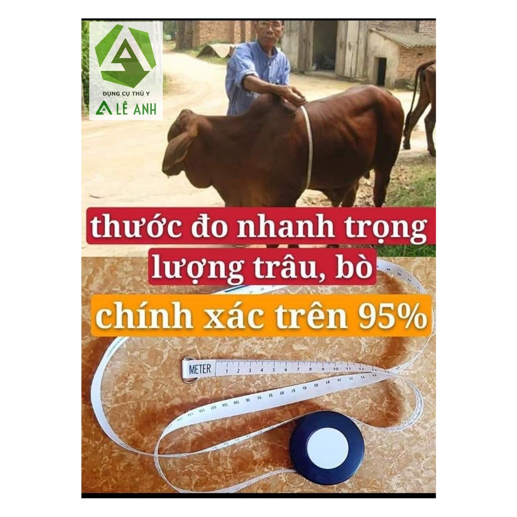 Thước đo thể trọng bò - dây đo trọng lượng