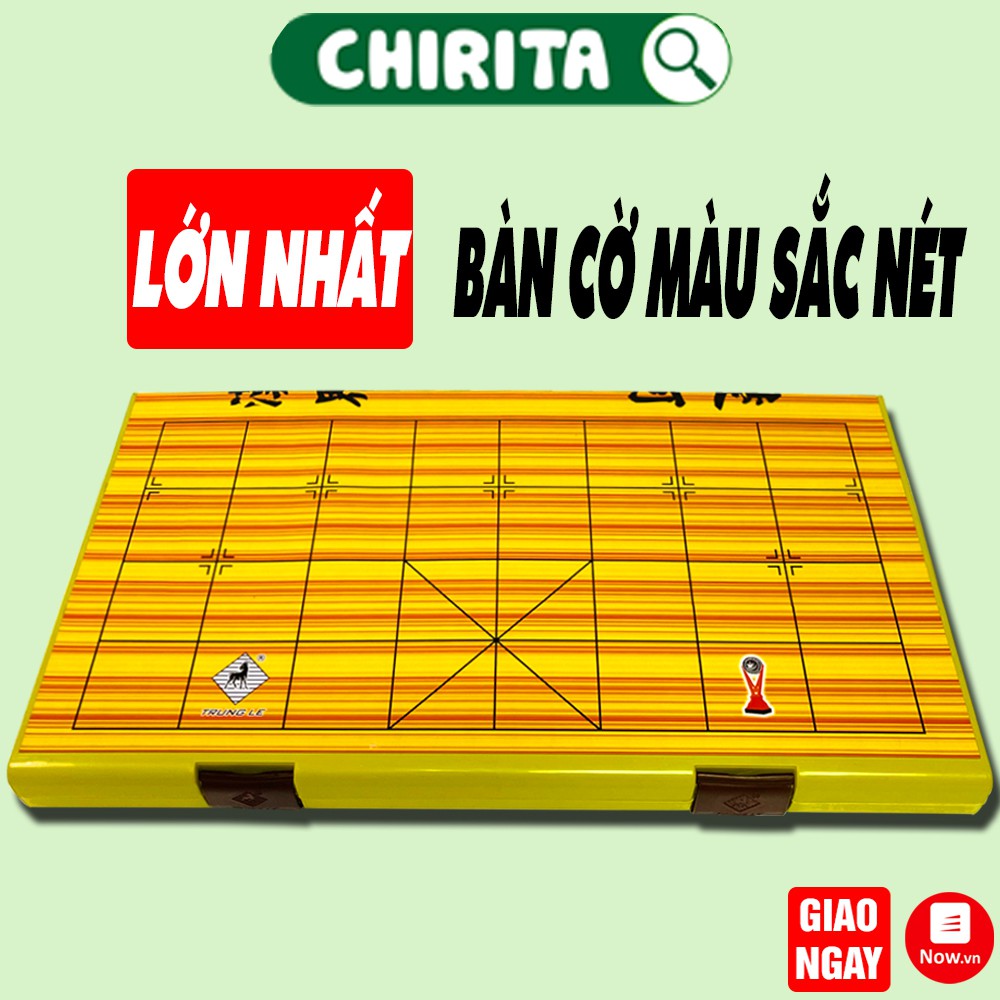 Bàn Cờ Tướng Cao Cấp TRUNG LÊ - Bộ Cờ Tướng Loại Lớn