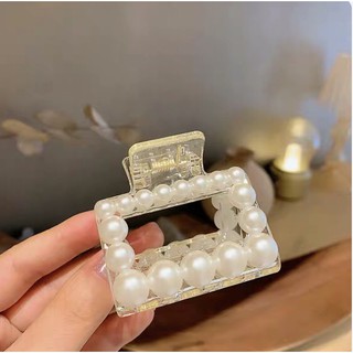 Kẹp Tóc Đính Hạt Trai Phong Cách Hàn
