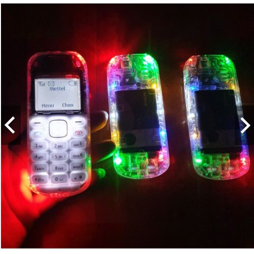 Điện thoại Nokia 1202, 1280 độ LED Nhấp Nháy Siêu Đẹp - Kèm Pin, Sạc