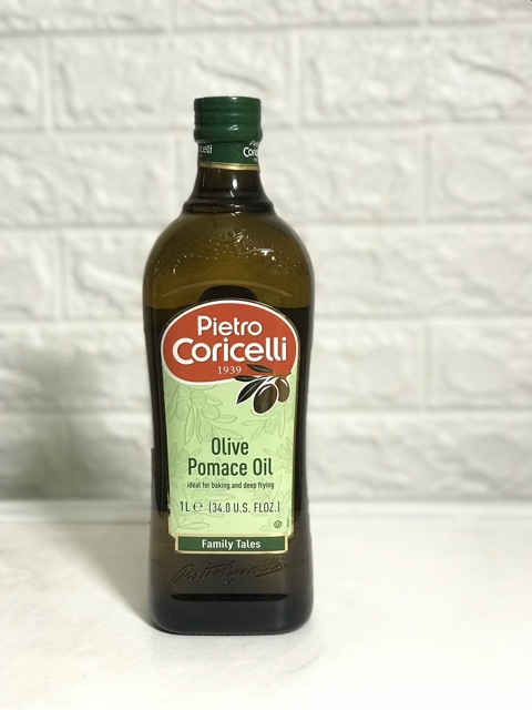 Date mới nhất - 1L dầu oliu nguyên chất 100% - Pomace 1 lít tp Minh Duyên