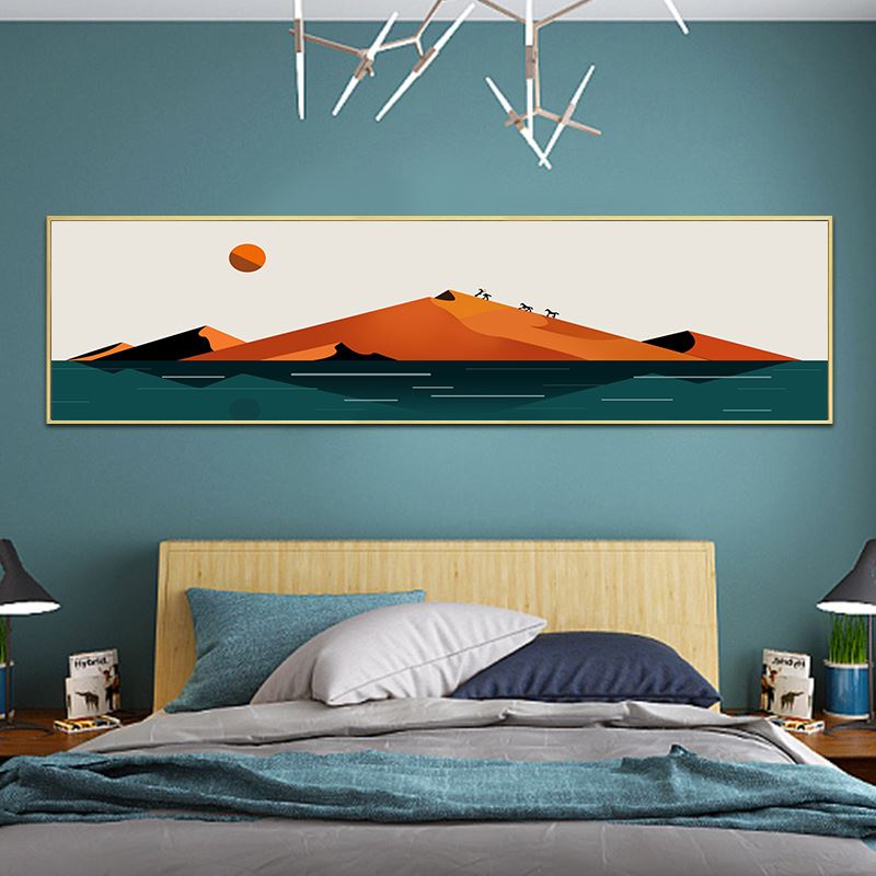 Trang trí phòng ngủ bên dưới vẽ tranh sơn sơn sơn phòng khách giản dị giản dị phòng khách treo tranh phong cảnh biển khá