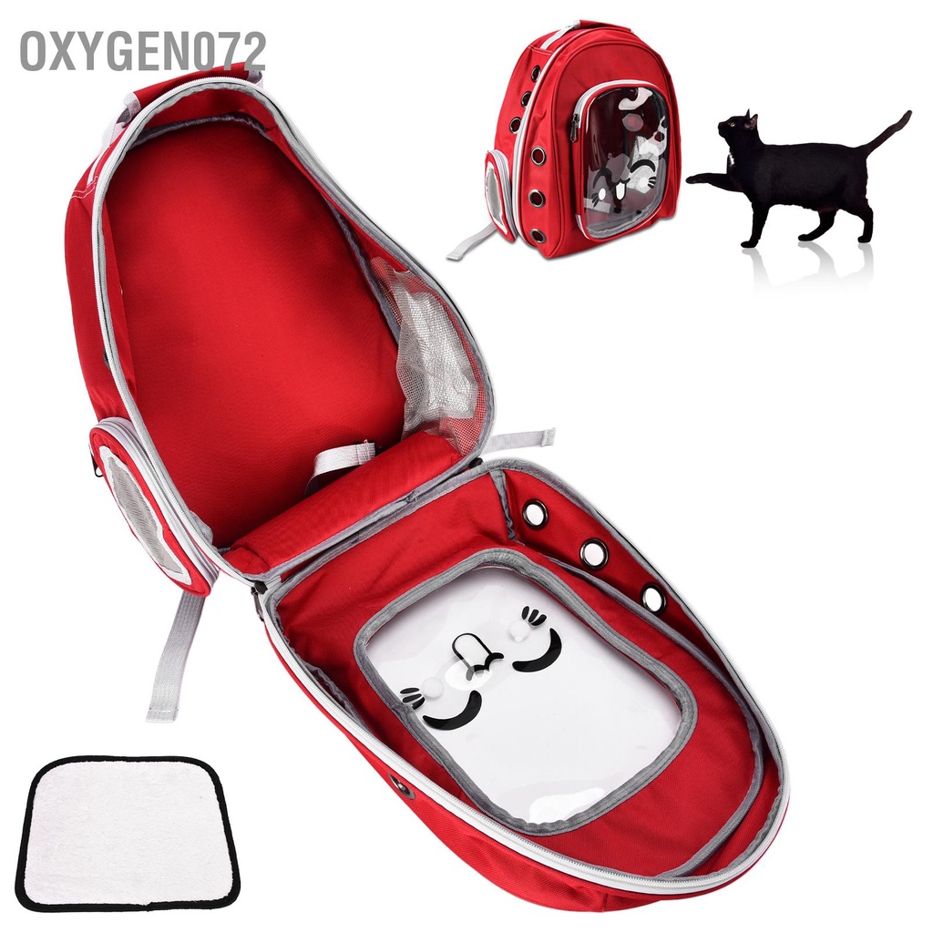 Oxygen072 Balo thú cưng chó mèo giá rẻ địu lưng, Balo vận chuyển chó mèo đeo lưng thời trang - thoải mái và thoáng khí