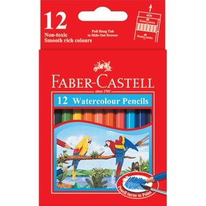 (hàng Mới Về) Bút Chì Màu Nước Faber Castell Mini 12 Màu Sắc Tùy Chọn