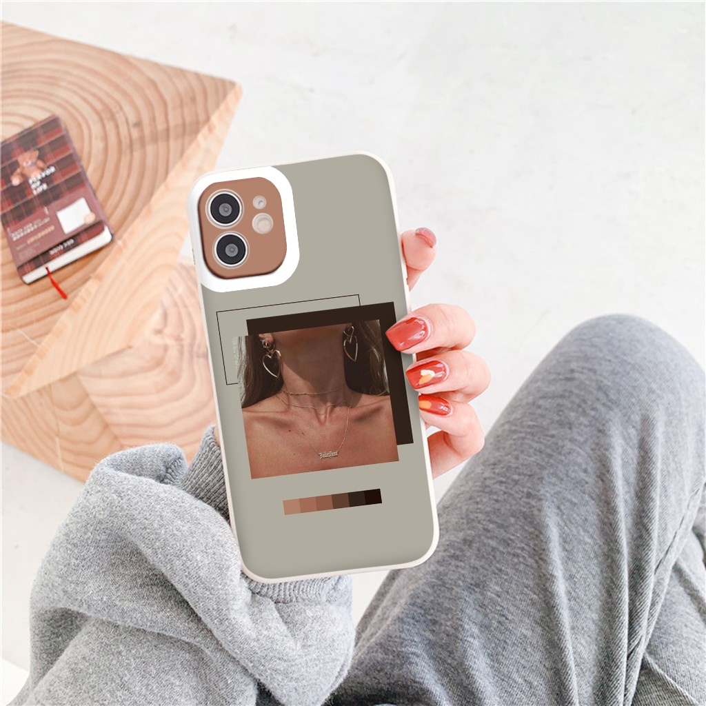 Ốp lưng iPhone 8 PLus girl lonely heart ốp điện thoại iPhone đủ mã 6 đến 13 pro max vuông cạnh bảo vệ camera