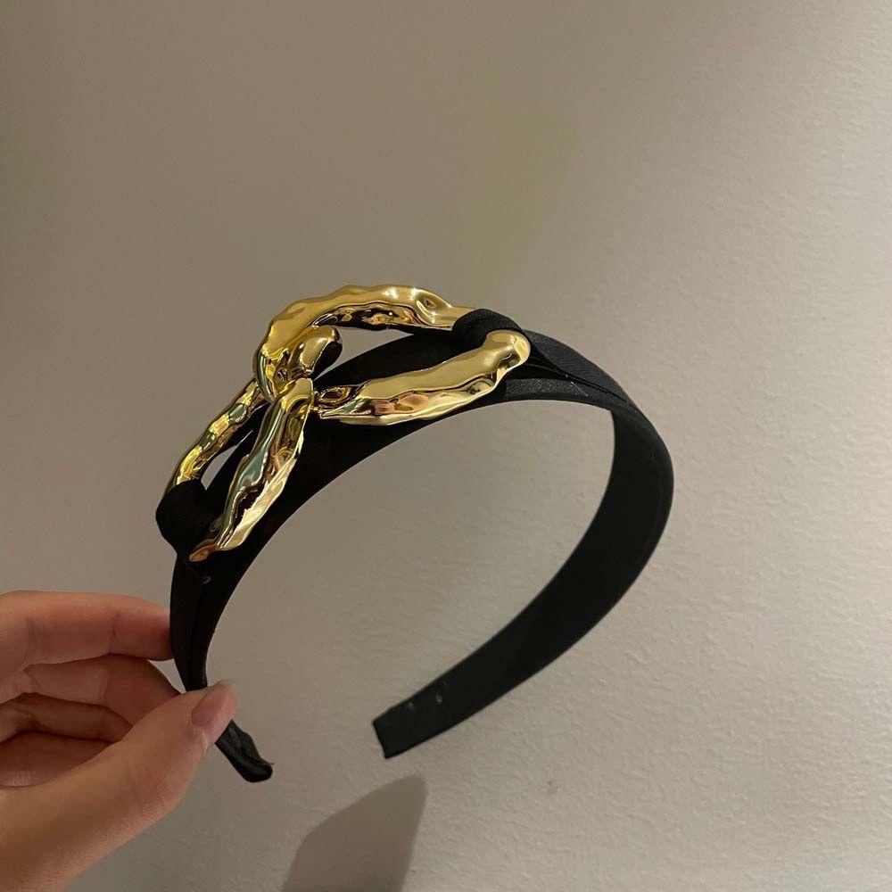 Danilo Băng Đô Cài Tóc Màu Đen Đơn Giản Phong Cách Punk|Son Môi Màu Sắc Thời Trang|Băng Đô Nhung Màu Sắc Phối Chuỗi Xích Kim Loại Thời Trang Cho Nữ