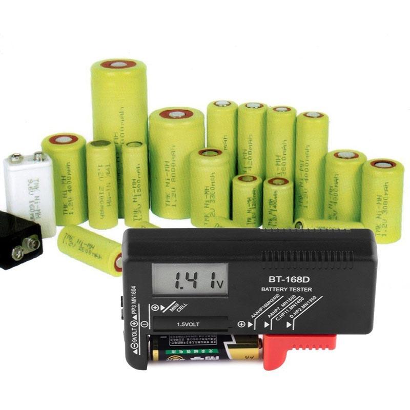 Thiết bị kiểm tra pin AA AAA C D 9V 1.5V