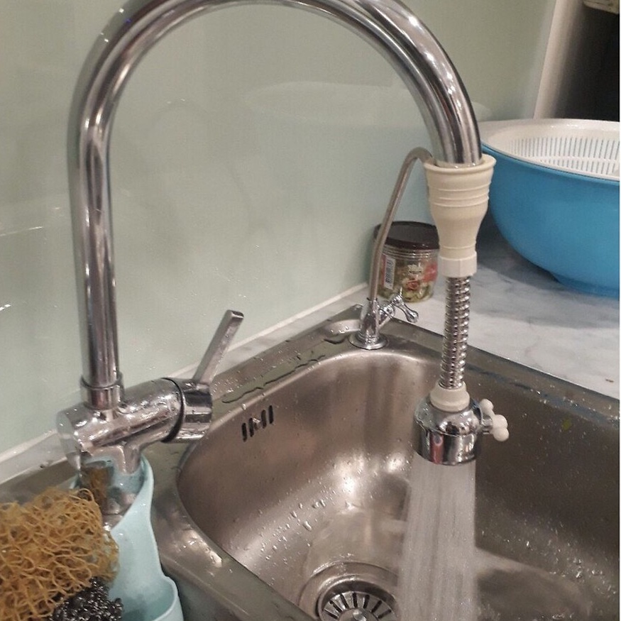 Đầu Vòi Tăng Áp Điều Hướng Xoay 360 Độ Với 3 Chế Độ Nước