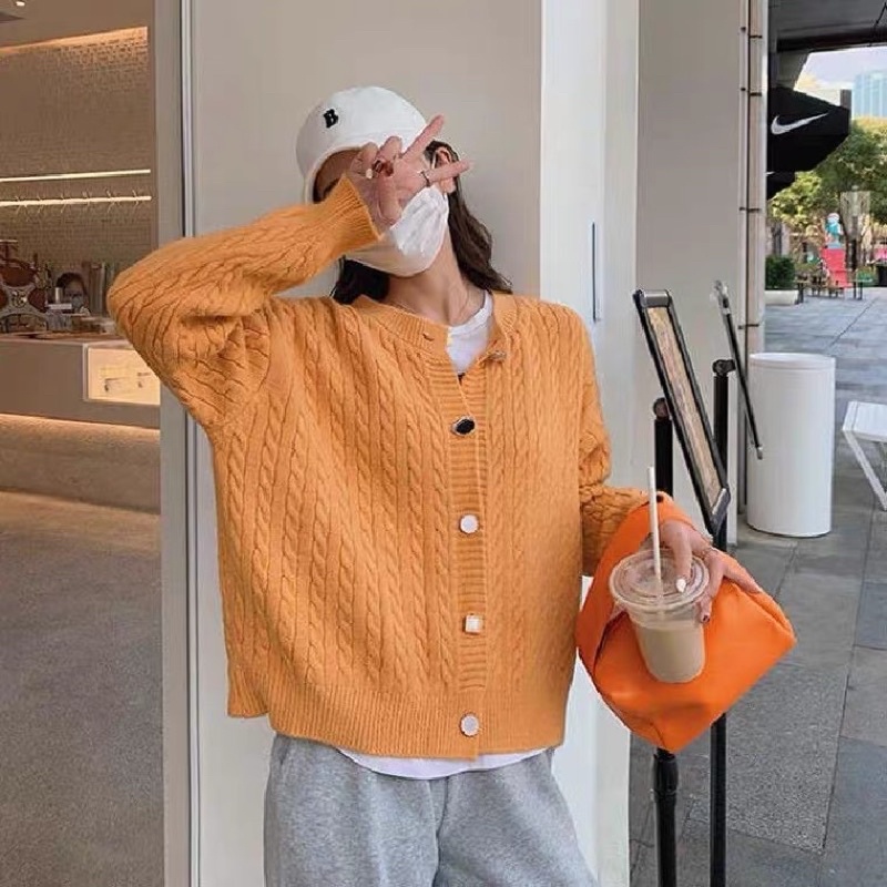 Áo len cardigan cúc ngọc - ulzzang cardigan
