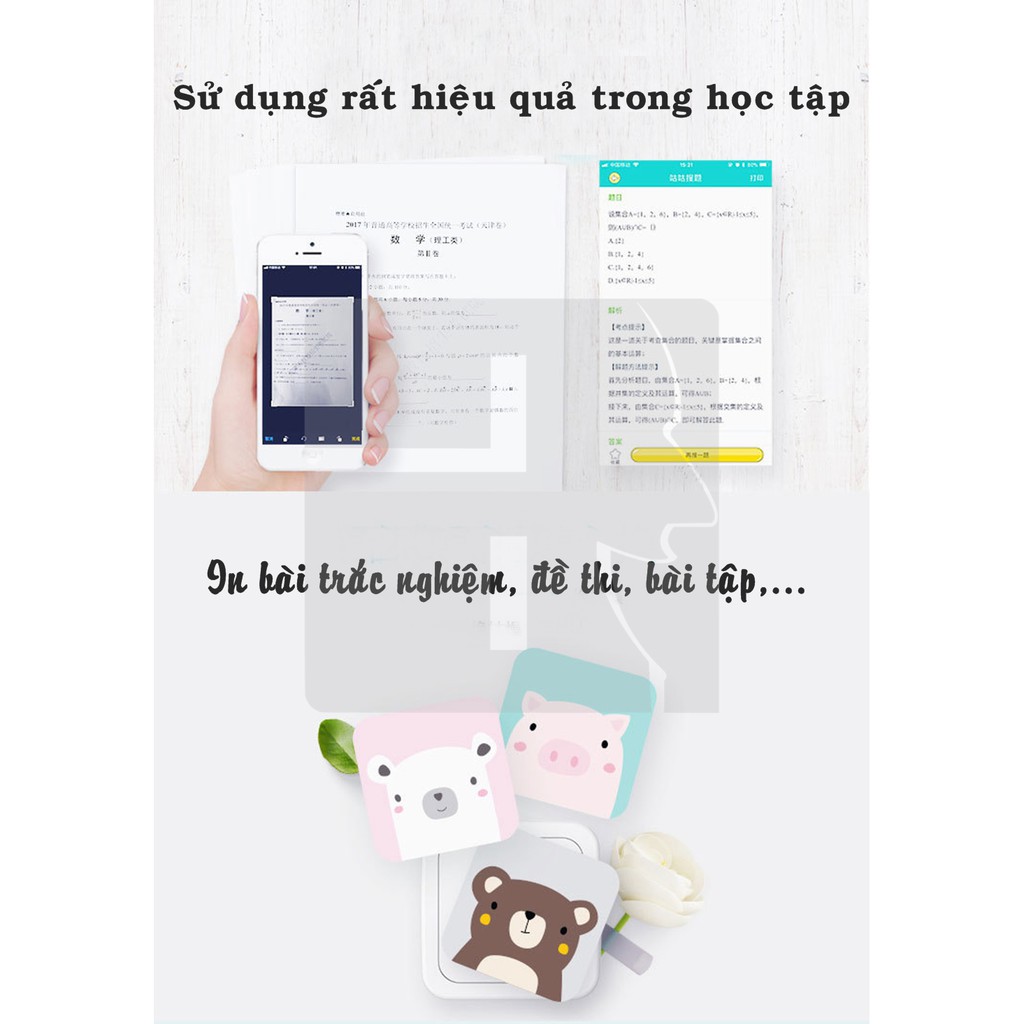 Máy in ảnh mini Memobird (Máy in ảnh lấy liền)