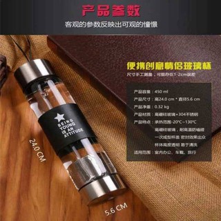 Combo 10 bình thủy tinh pha trà có lọc trà 450ml ( trộn màu )