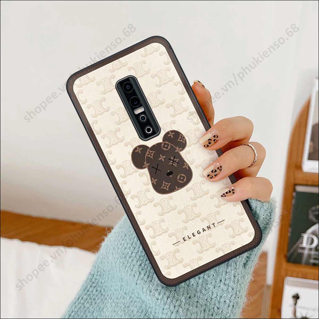 Ốp lưng điện thoại Vivo V17 Pro elegant, gấu be@rbrick cao cấp, vỏ ốp rẻ đẹp