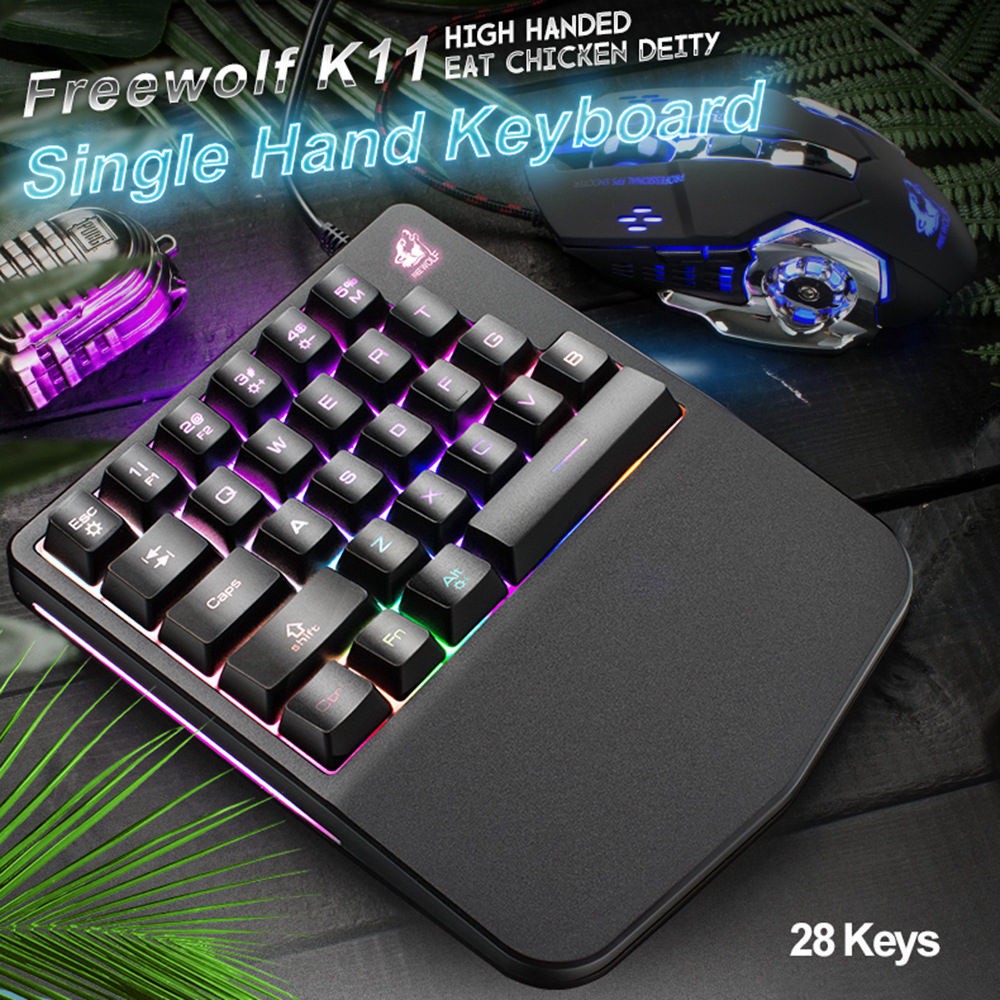 Bàn phím gaming chuyên dụng cho dòng game FPS FreeWolf K11