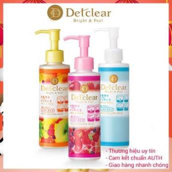 GEL TẨY TẾ BÀO CHẾT DETCLEAR 180ML (KHÔNG MÙI DA NHẠY CẢM / HƯƠNG BERRY / HƯƠNG HOA QUẢ) HÀNG NHẬT NỘI ĐỊA