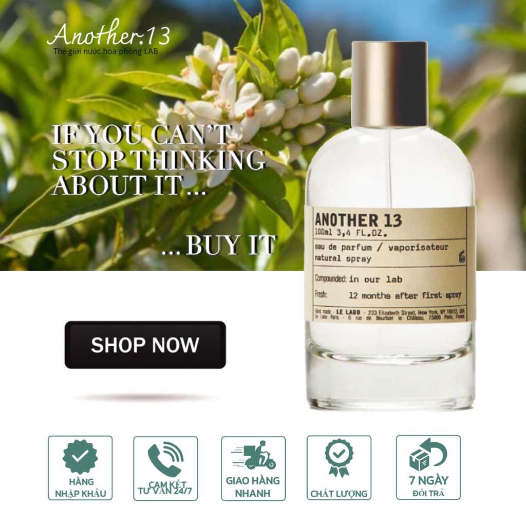 ⁂︎ 10ml┊Nước Hoa Phòng Lab ʟ ᴇ ʟ ᴀ ʙ ᴏ - Another 13 / EDP