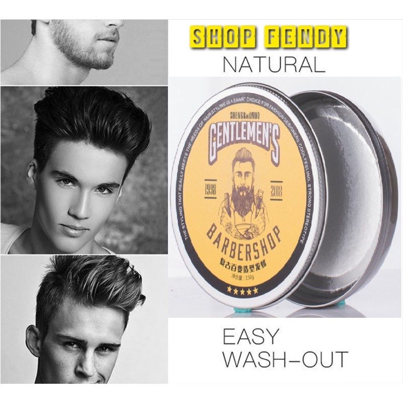 Sáp Vuốt Tóc Giữ Nếp Tóc Barber 100g/Hộp Tạo Kiểu Tóc Sành Điệu