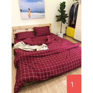 Set chăn ga gối đũi muji cao cấp