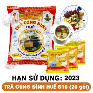 Trà g10 cung đình huế nhất dạ đế vương đức phượng 20 gói nhỏ bảo vệ long thể cho mọi nhà Học Viện Quân Y Việt Nam